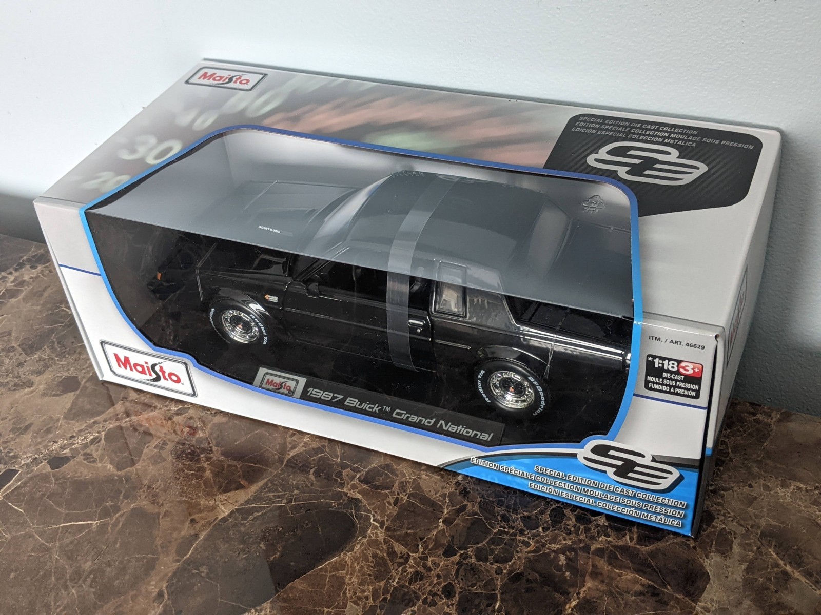 1987 Buick Grand National – Black – Maisto 1:18 Special Edition. New. Sealed.