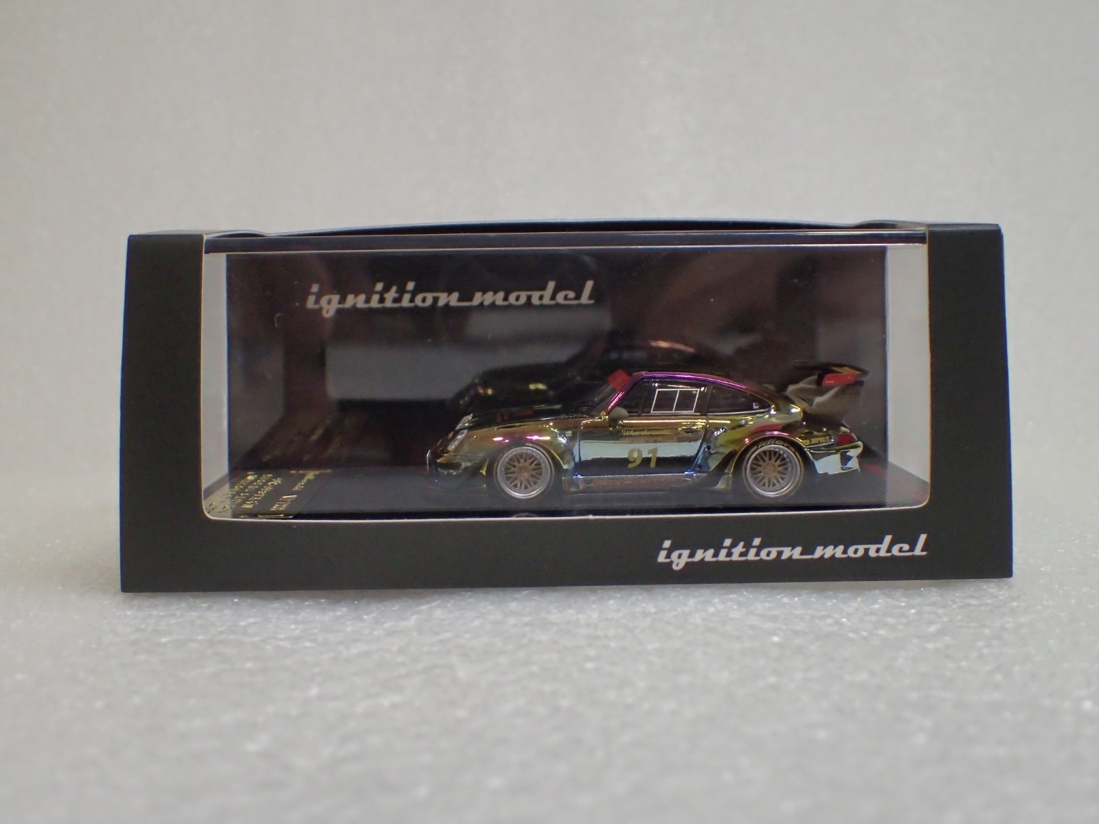 Ignition Model 1/64 IG3873 RWB 993 Ramintra Matte Green CHASE CAR Porsche 911