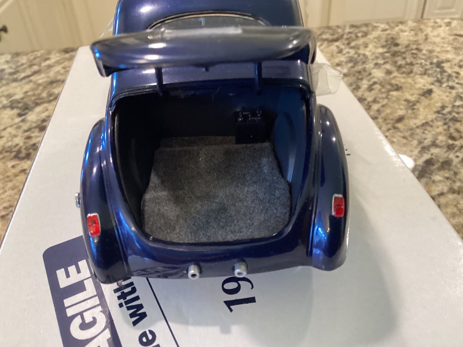 1/24 Danbury Mint 1940 Ford Hot Rod Blue and Yellow