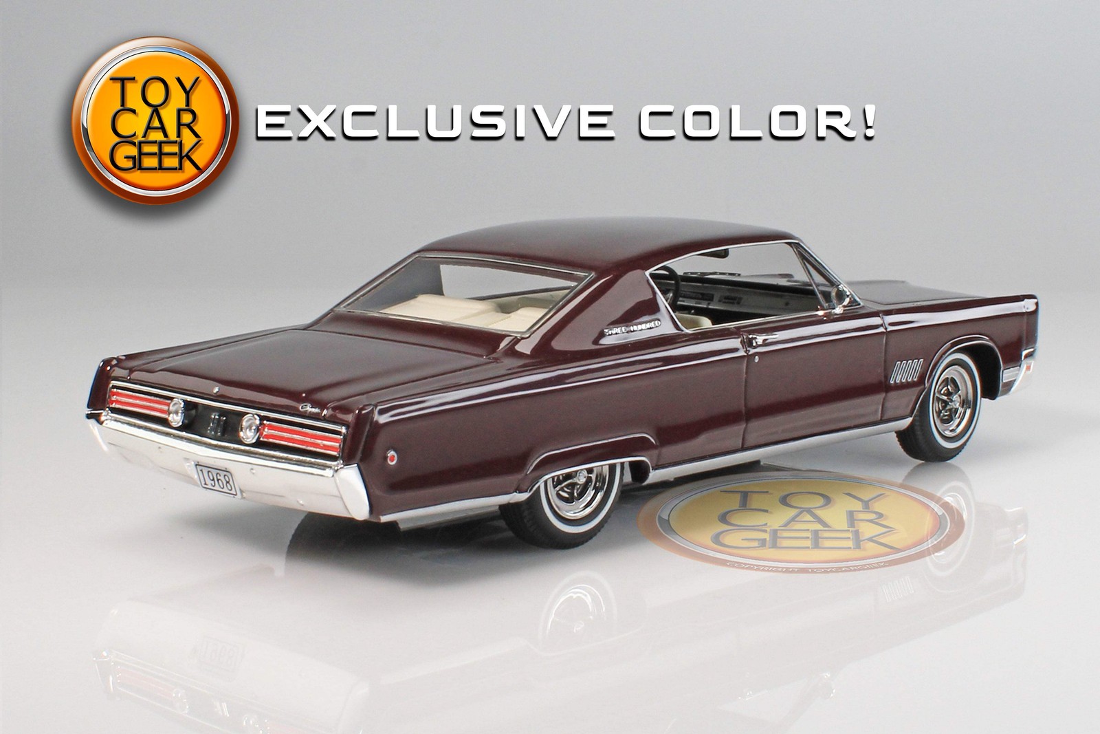 1968 Chrysler 300 – Burgundy Poly 1:43 GLM GLM 130003