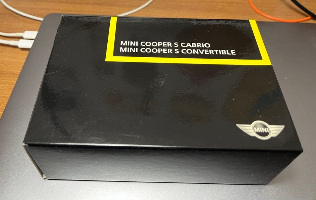 BMW MINI Cooper S Convertible 1/43 Black Miniature Car with Box