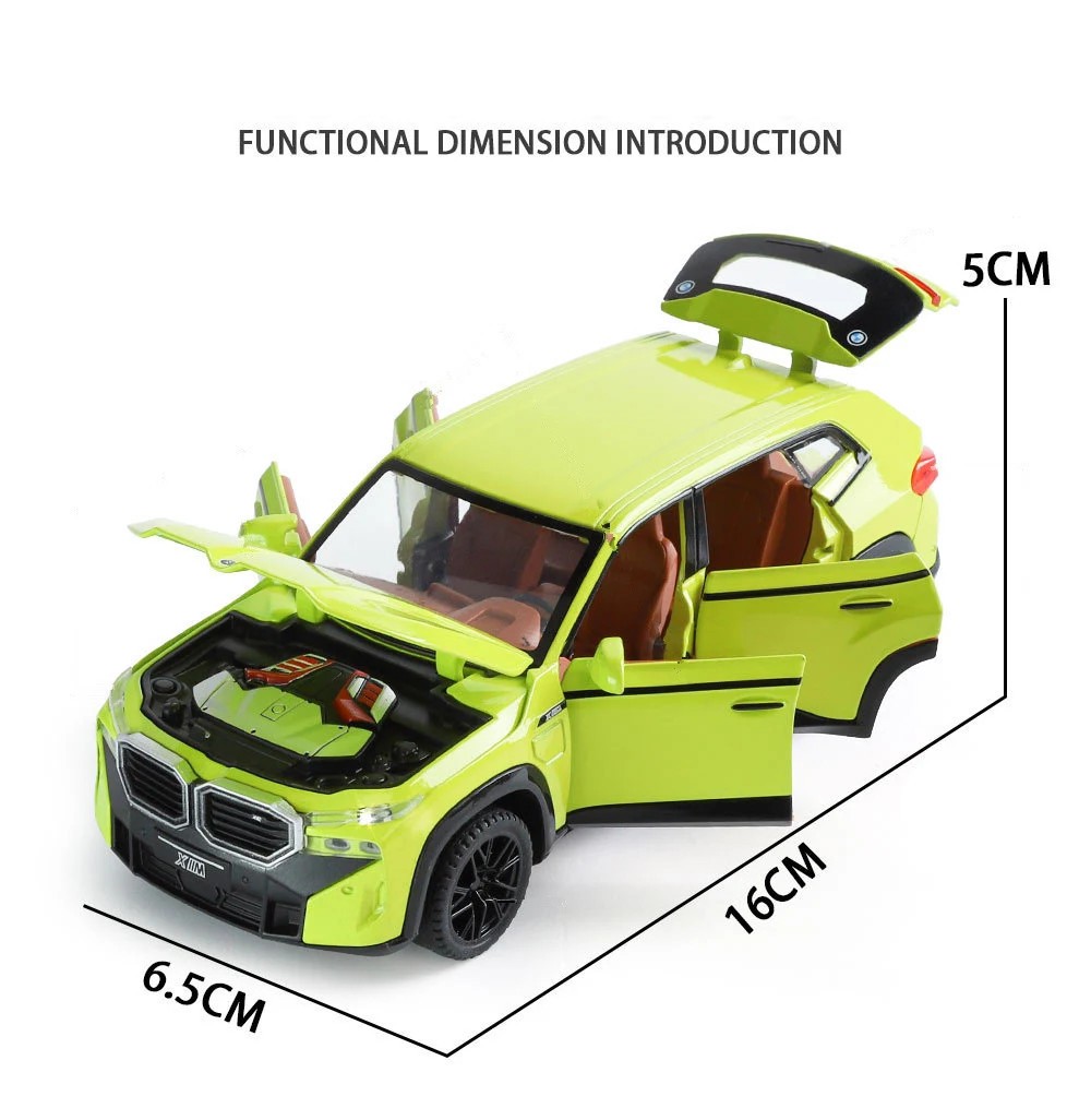 1:32 The XM SUV Alloy Sports Car Model Diecast Metal New Energy Car Vehicles Mod