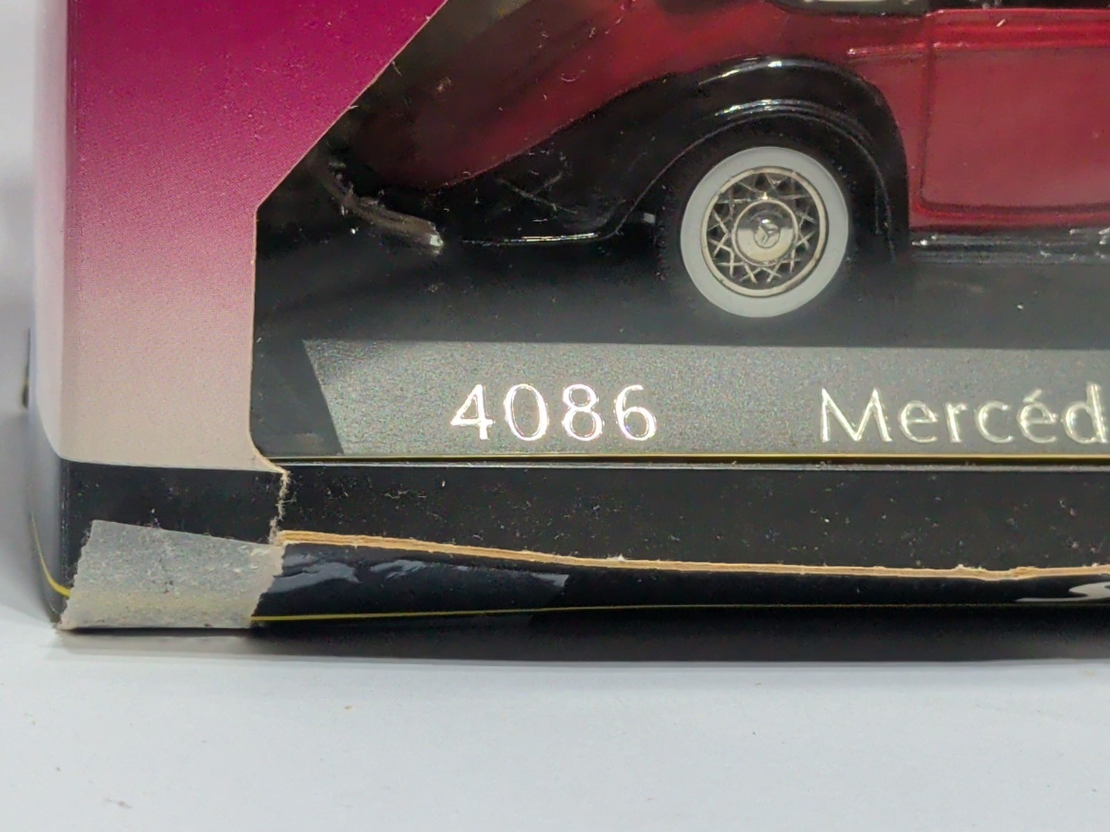 Solido Mercedes 540 K Red 1939 Cabriolet Convertible Red 4086 1/43 In Box