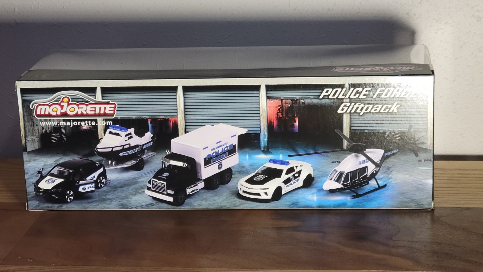 Majorette 1:64 5-Car Set Gift Pack Police Force Series