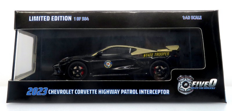 Corvette C8 Stingray Police Interceptor: Florida Highway Patrol (FHP) 1:43