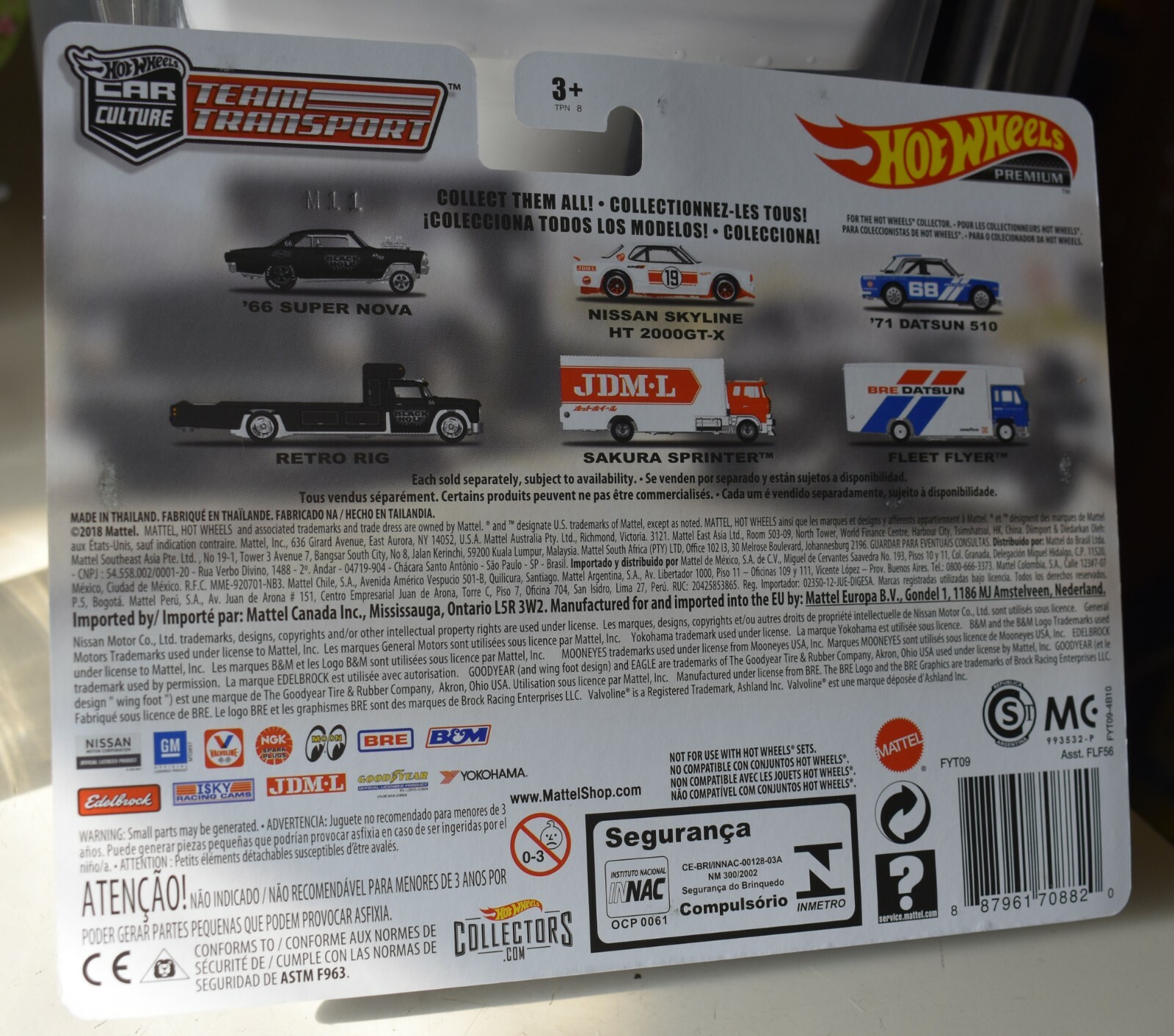 Hot Wheels Team Transport ’66 SUPER NOVA RETRO RIG # 7 NEW