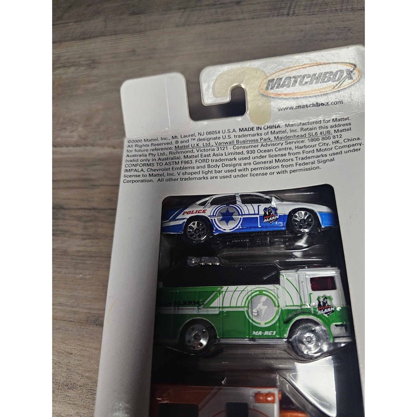 MATCHBOX 5 Pack Gift Set Rescue Riders Police Rescue Fire EMS Wrecker Service 10
