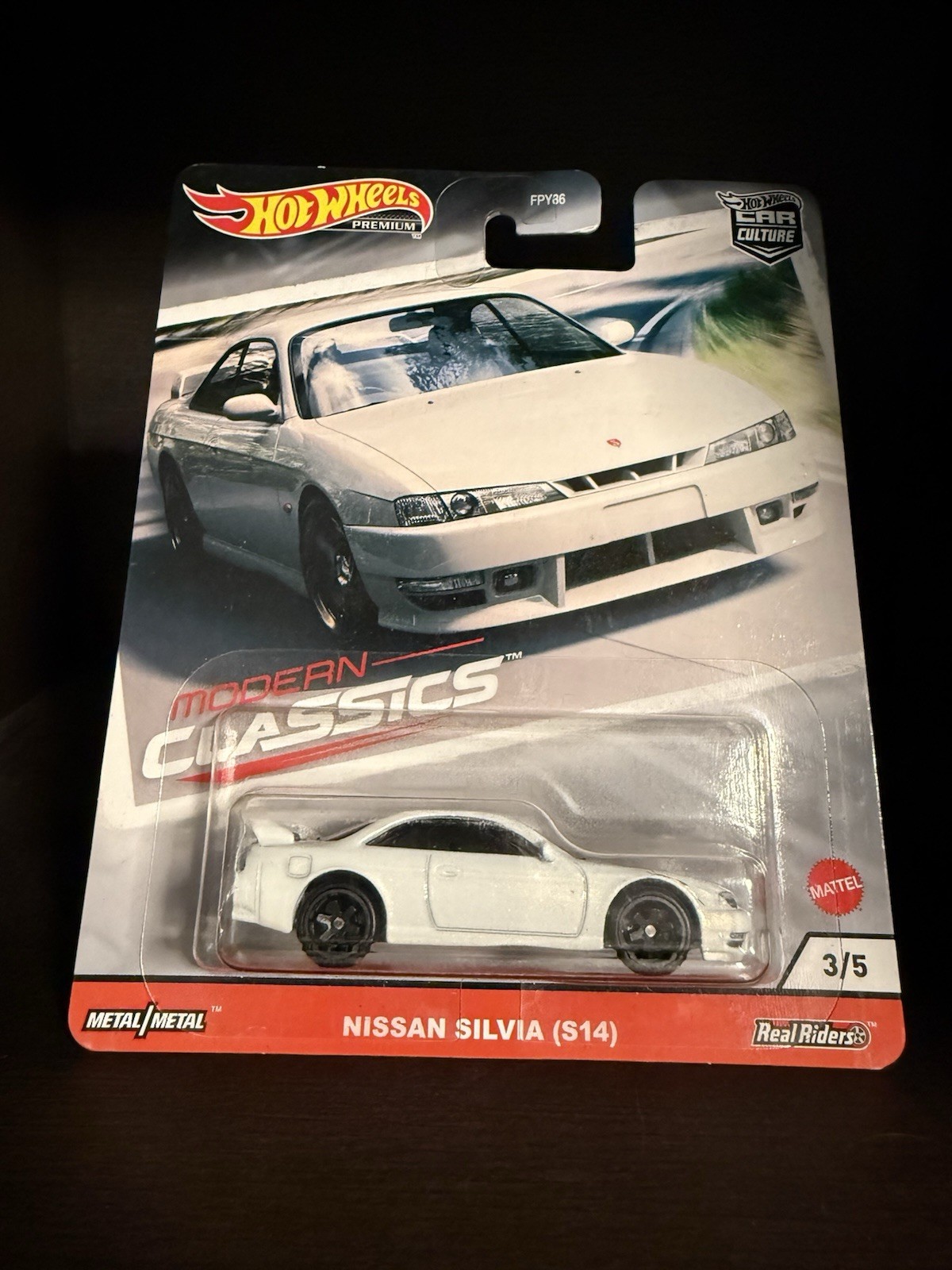 Hot Wheels Car Culture Modern Classics Nissan Silvia (S14) 3/5