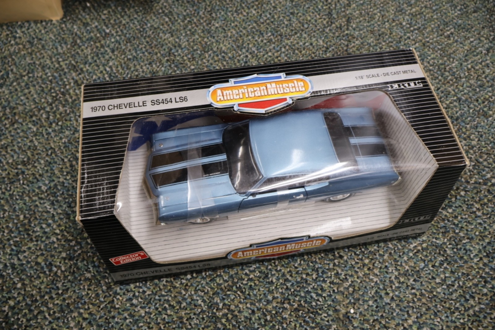 1/18 ERTL American Muscle 1970 Chevy Chevelle SS 454 LS6 in Light Blue