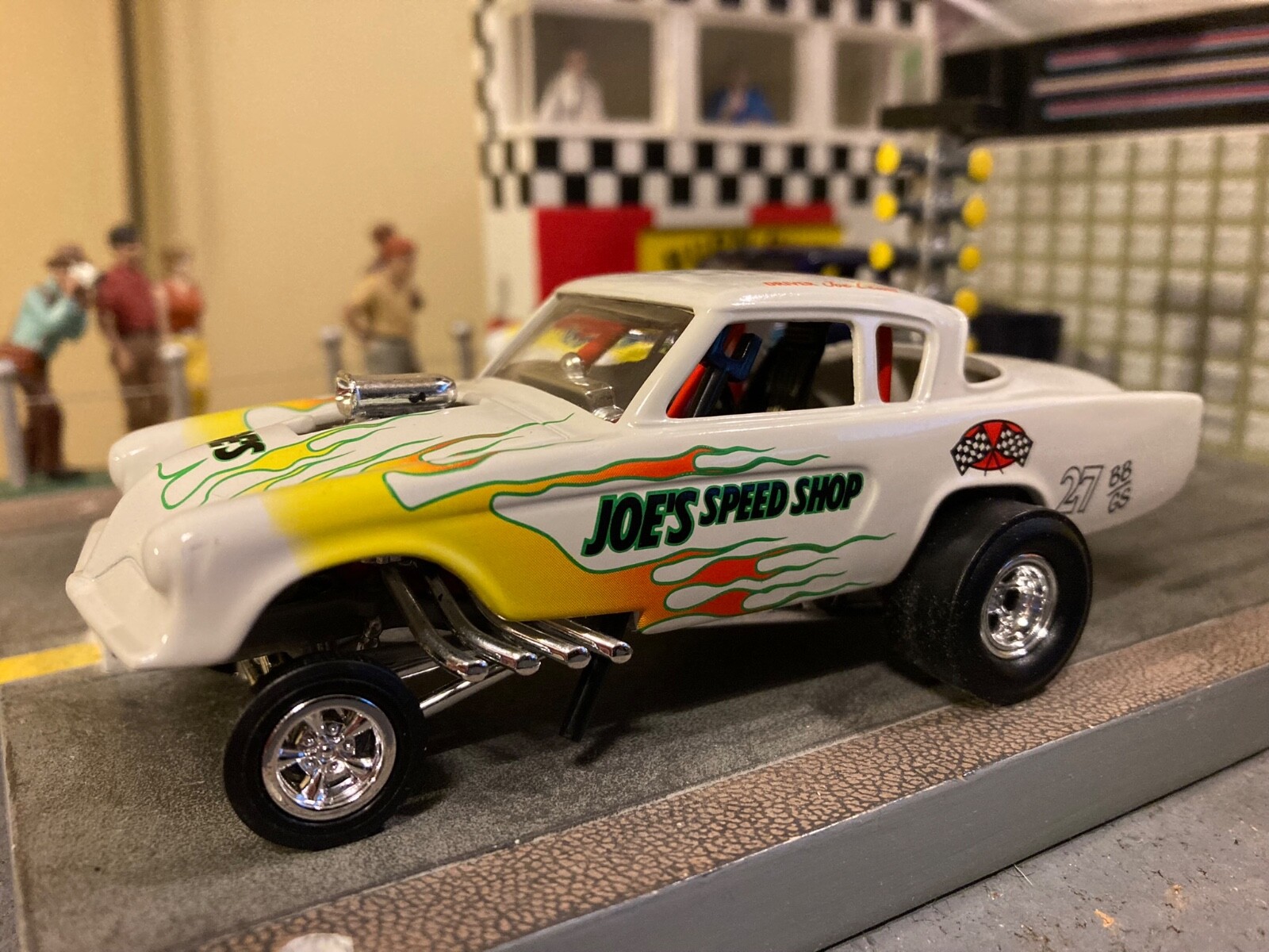 1953 Studebaker Funny Car, 1/43 Scale, 1/4 Mile Drag Strip Car, Funny Car