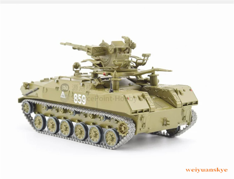 1:43 BTR-ZD Soviet BTR-ZD Self-Defense Artillery Tank Model Display Toy SSM3047