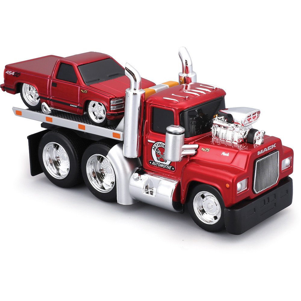 1980 MACK R685ST Flatbed & 1993 Chevy 454 SS – Muscle Transports