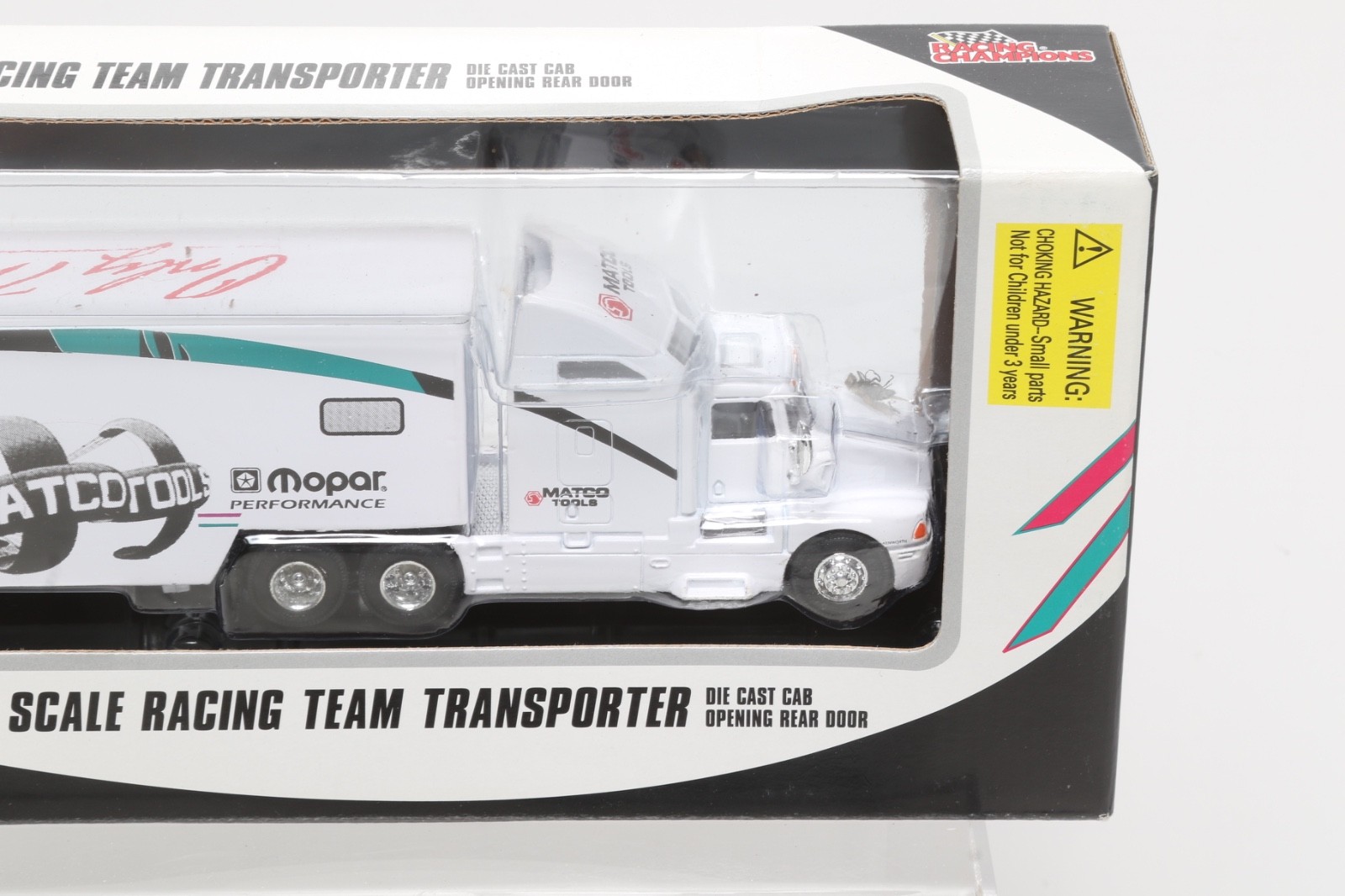 1996 Matco Tools Racing 1:64 Scale Racing Team Transporter Tractor