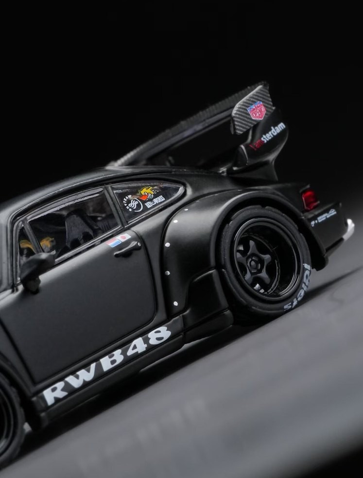 Inno 1/64 PORSCHE 911 RWB 964 Model Car -BLACK-