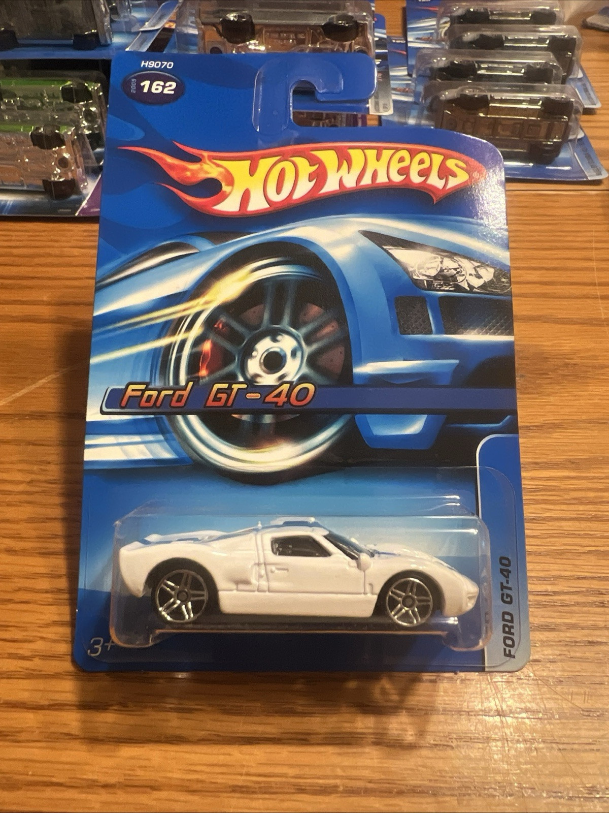 Hot Wheels Ford GT-40 K-Mart Exclusive Blue Card #162 2005 🛞🛞🛞