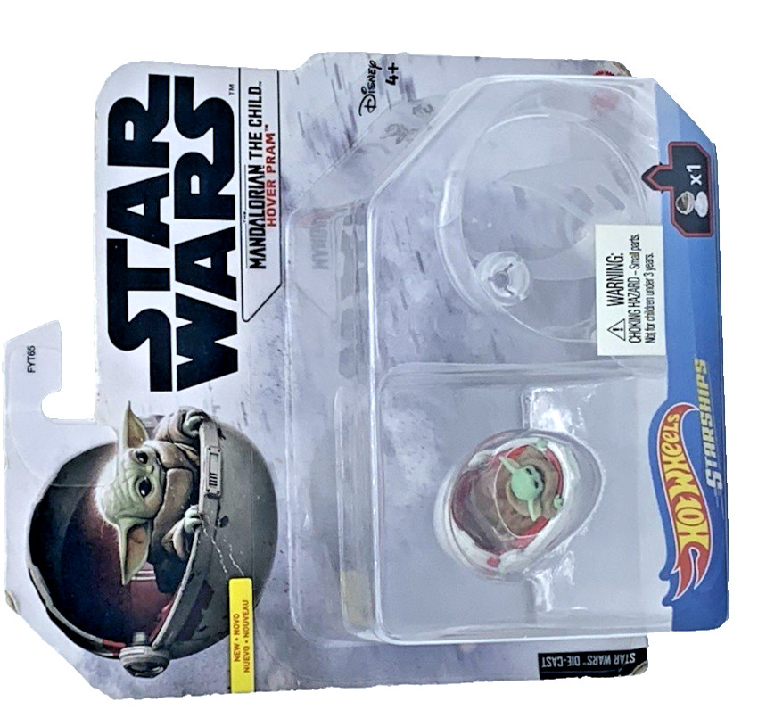Hot Wheels Starships Star Wars Mandalorian The Child Hover Pram 2019 Brand New