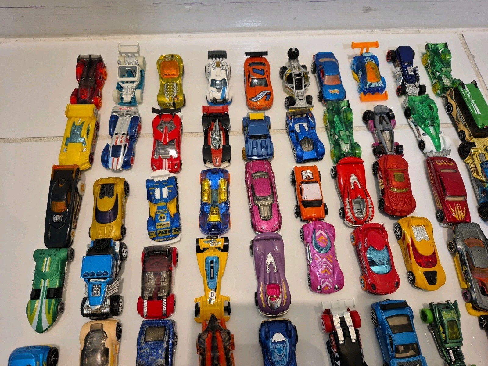 Lot of 100 Hot Wheels Cars: Loose, Variety of Years, Fantasy Castings #3