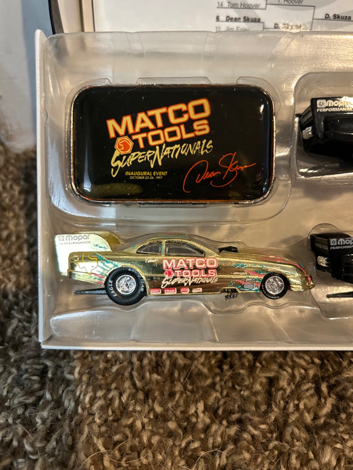 Matco Tools Super Nationals Dean Skuza’s 1997 Nitro Funny Car Set Lmt Ed