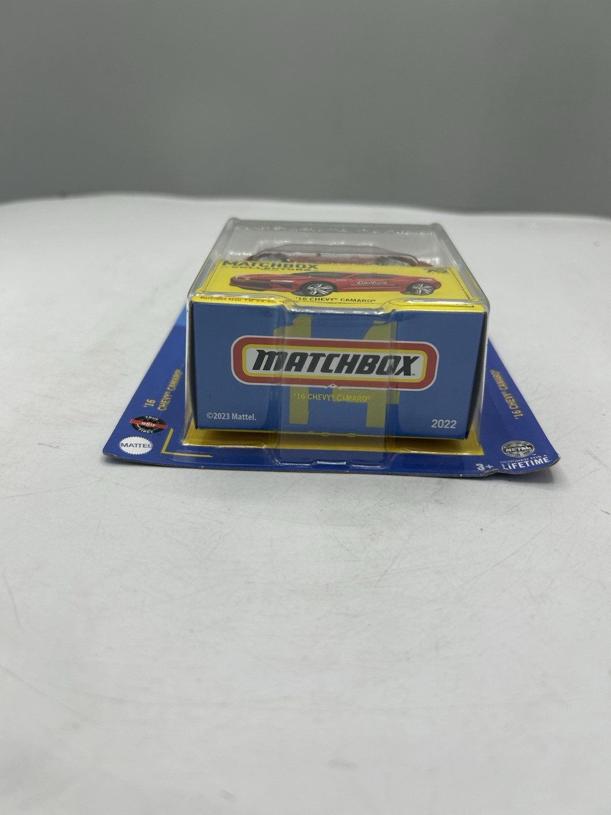 Matchbox Collectors 2023 ’16 Chevy Camaro 14/22 70 Years Edelbrock Red HLJ61