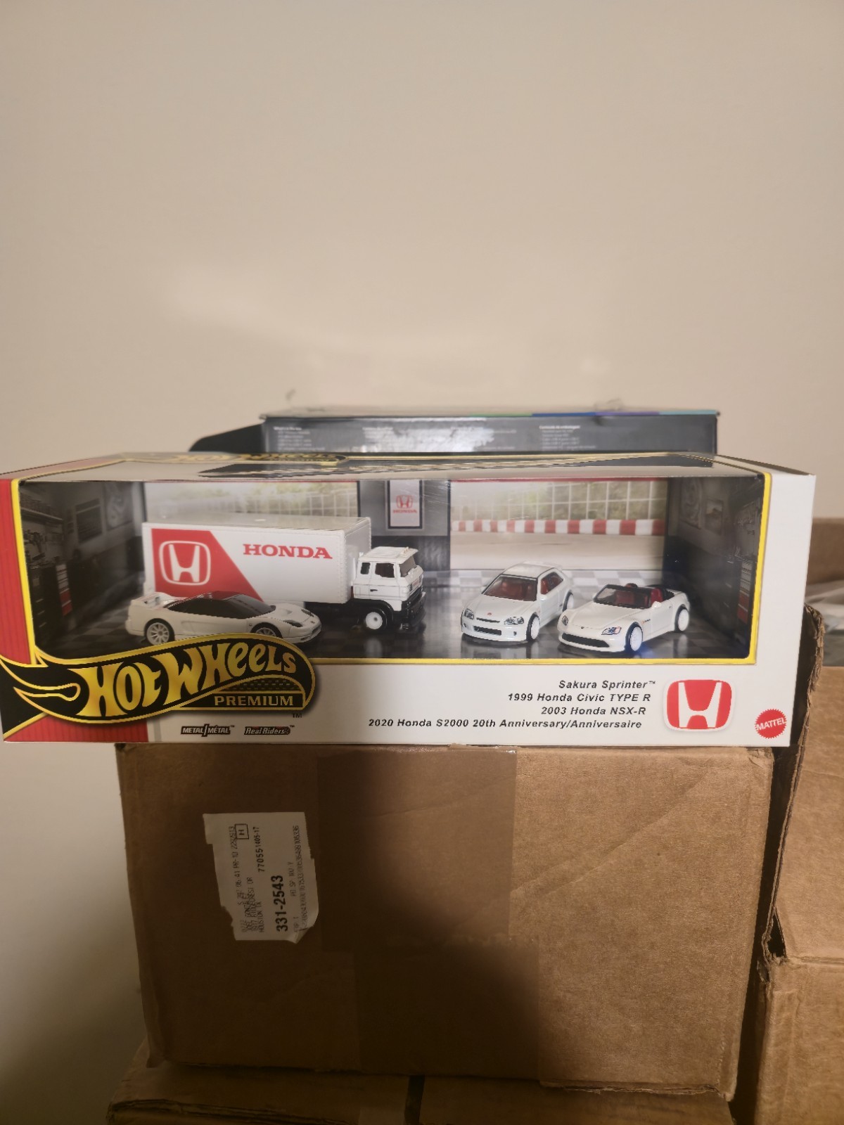 Hot Wheels 2025 Premium Collector Diorama Honda Set Civic Type-R, NSX-R, S2000