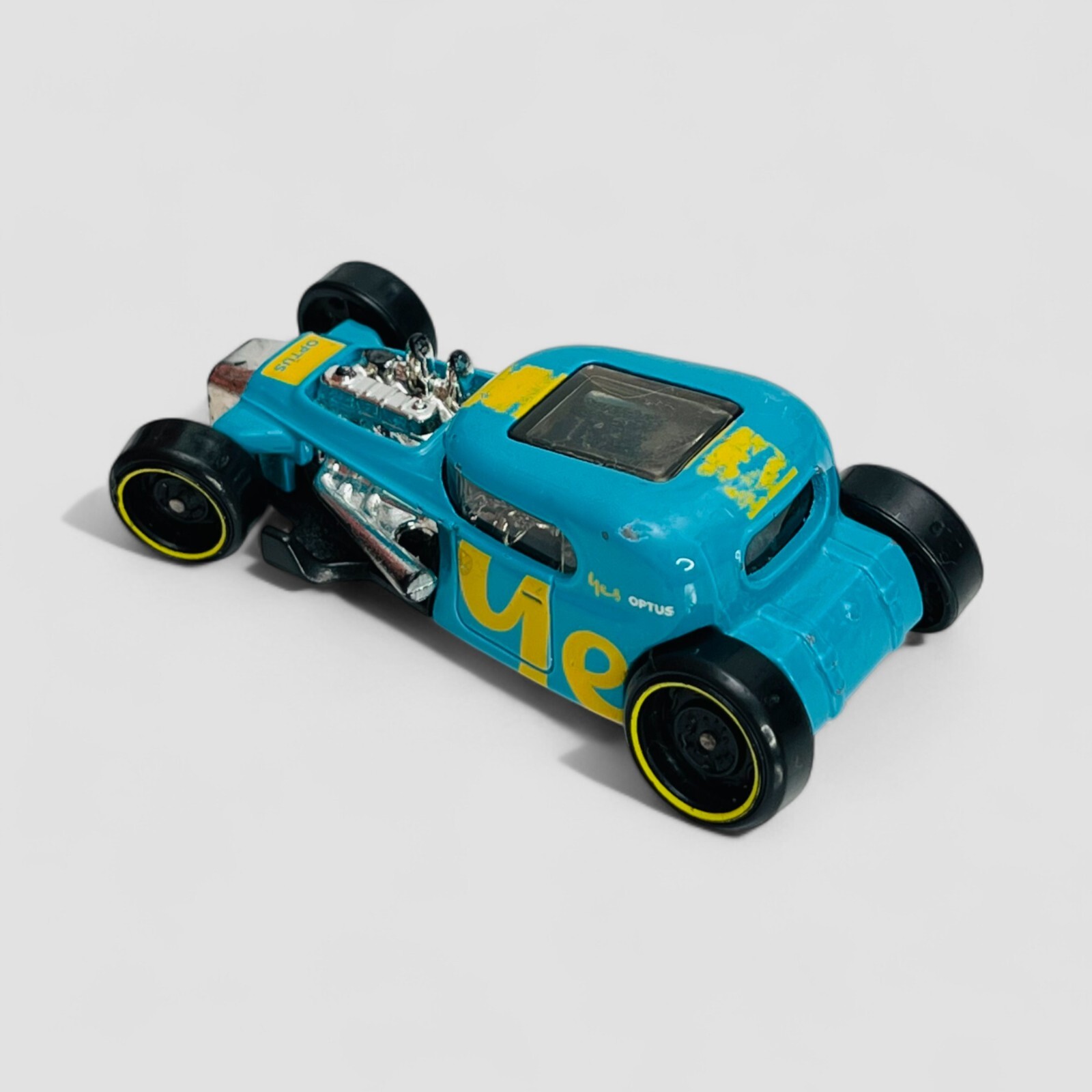 2019 Hot Wheels Yes Optus Mod Rod 1:64 Blue Yellow Diecast Car