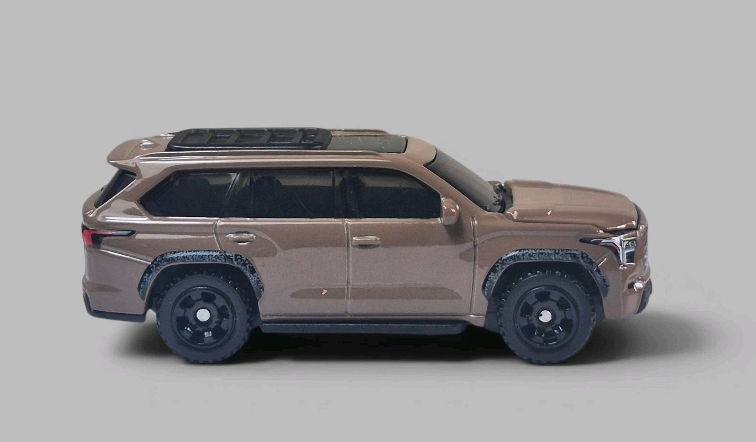 2024 TOYOTA SEQUOIA TRD PRO Diorama Collectible DieCast Model 1:64 Brown LOOSE
