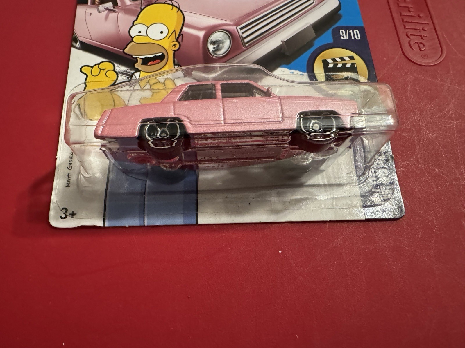 2015 Hot Wheels THE SIMPSONS FAMILY CAR Pink Homer HW Screen Time 9/10