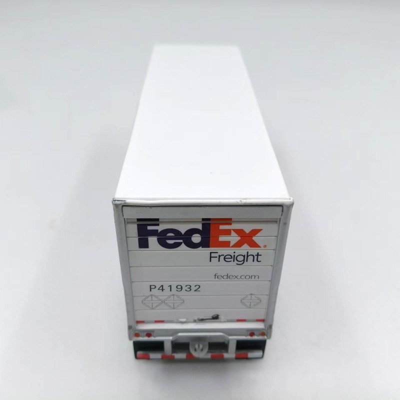 FedEx Truck & Trailer Diecast Model DM Alloy Container Logistics Container 1:50