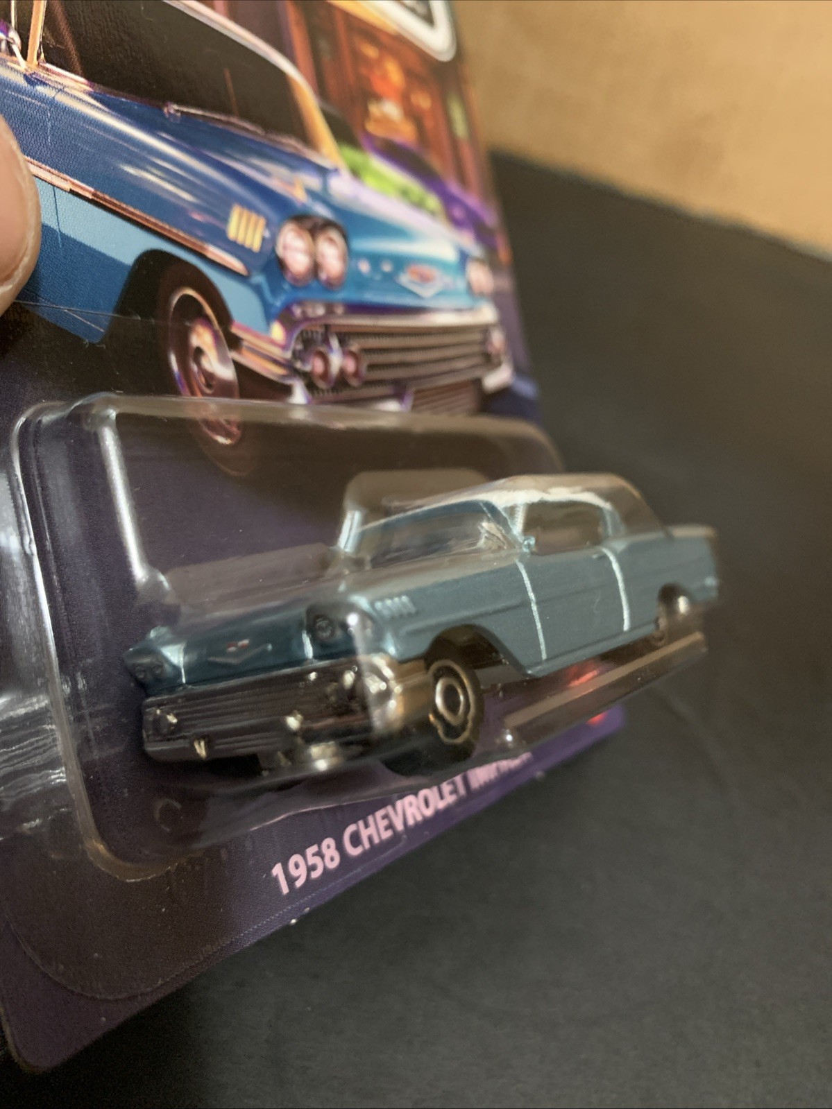 2025 Matchbox Local Cruisers #1 1958 Chevrolet® Impala SILVER BLUE | FSC