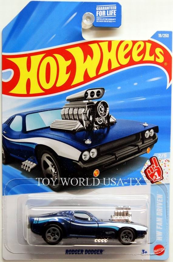 2026 Hot Wheels #19 HW Fan Driven Rodger Doger blue Kroger Exclusive