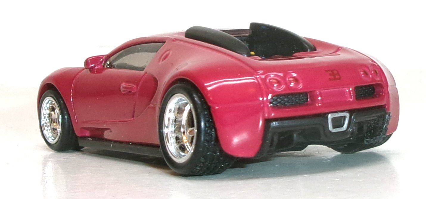 LOOSE 2025 HOT WHEELS 1:64 RED BUGATTI VEYRON WHEEL SWAP REAL RIDERS