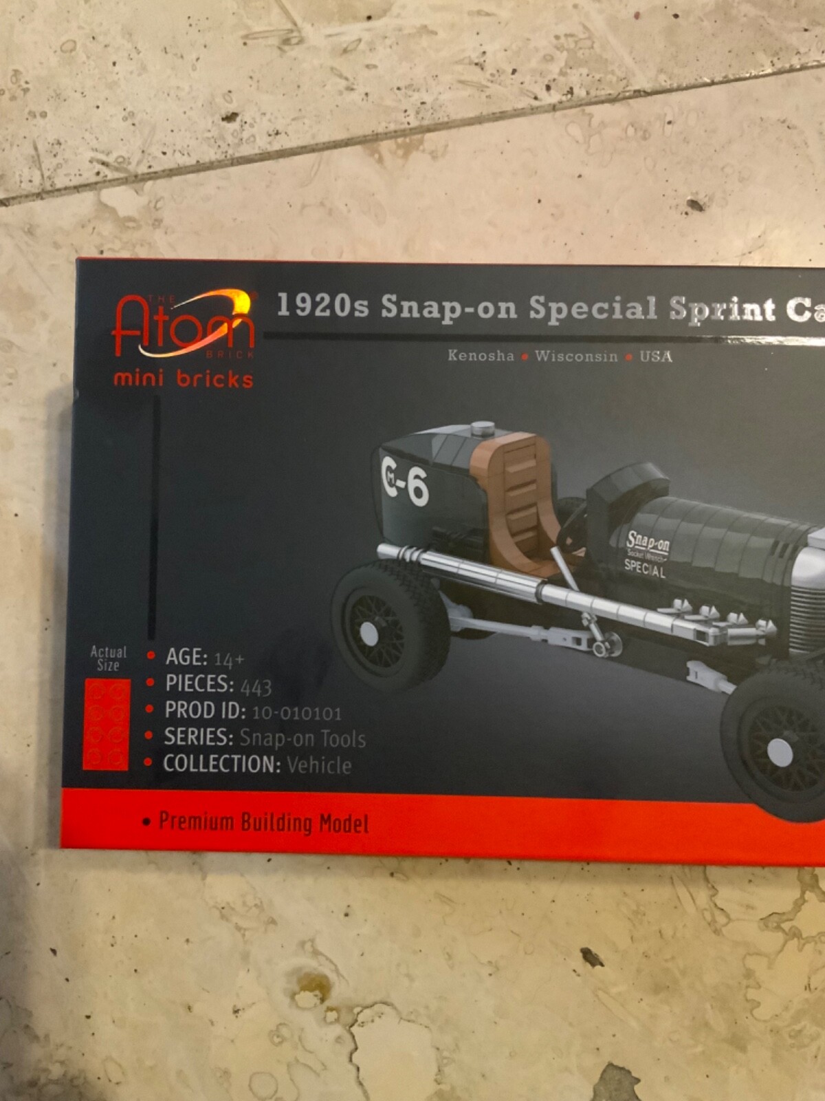 Snap On Tools 1920s Specialty Sprint Car Atom Mini Bricks Model SSX23P132