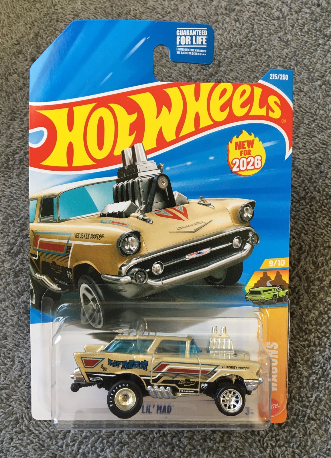 Hot Wheels 2026 1957 Chevy NOMAD Lil Mad Custom