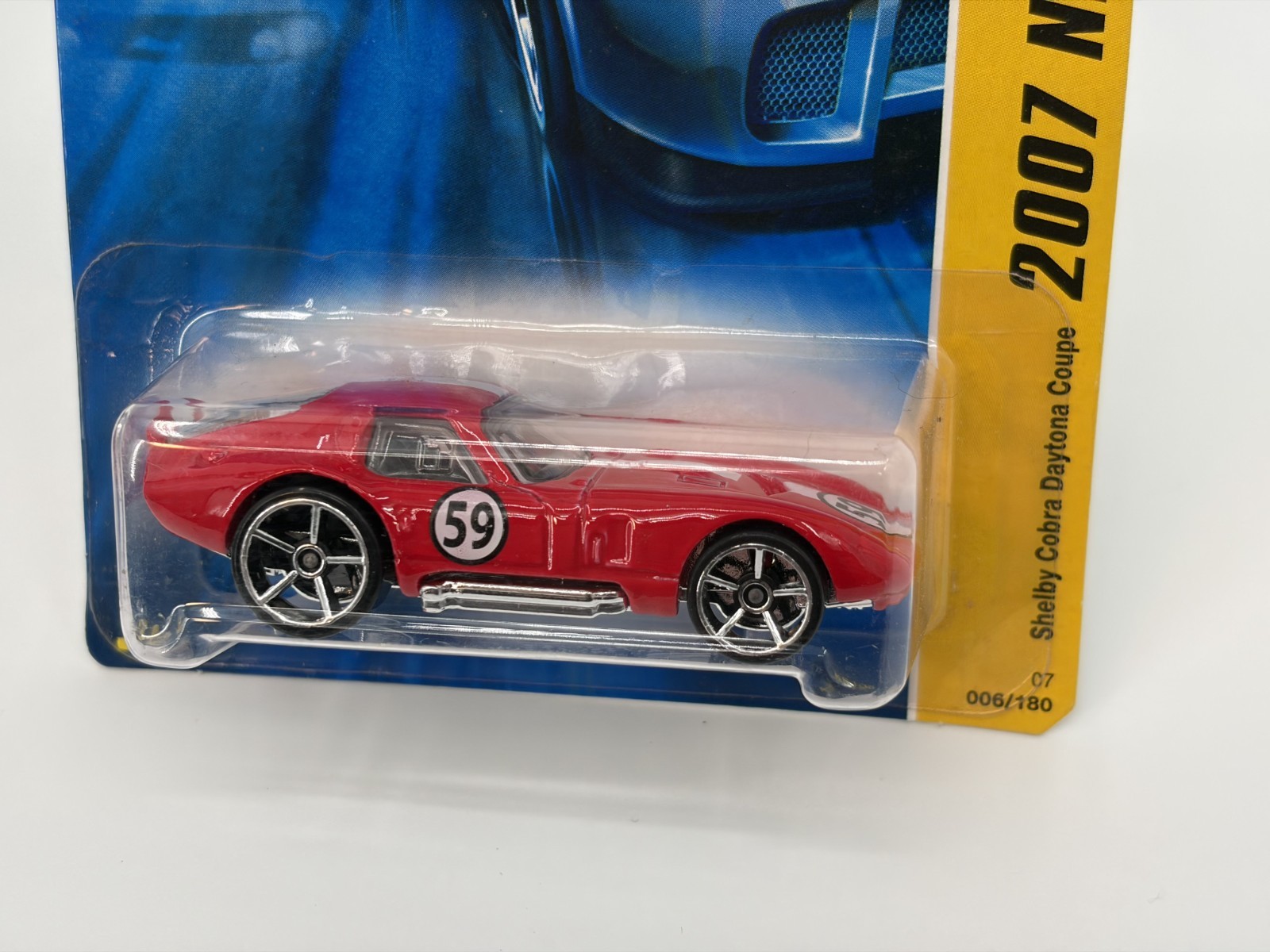 Hot Wheels 2007 New Models 06 of 35 Shelby Cobra Daytona Coupe 06 / 180 1:64