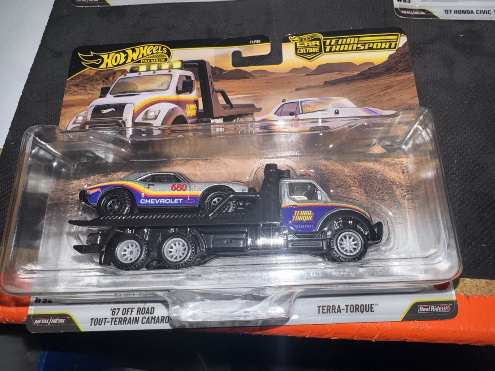HOT WHEELS TEAM TRANSPORT 2026 MIX 3 ‘87 OFF-ROAD CAMARO/ TERRA -TORQUE #92