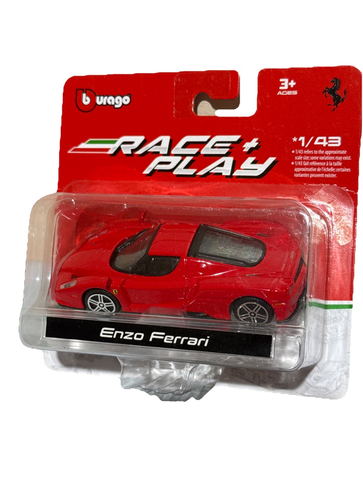Burago 1/43 Scale Race & Play Series Red Enzo Ferrari