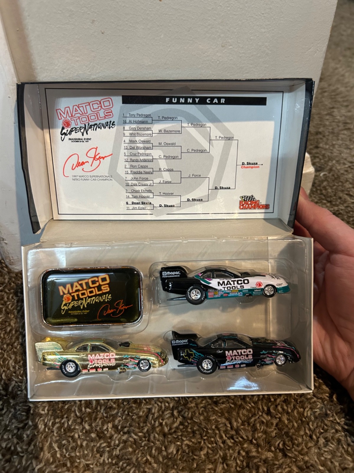 Matco Tools Super Nationals Dean Skuza’s 1997 Nitro Funny Car Set Lmt Ed