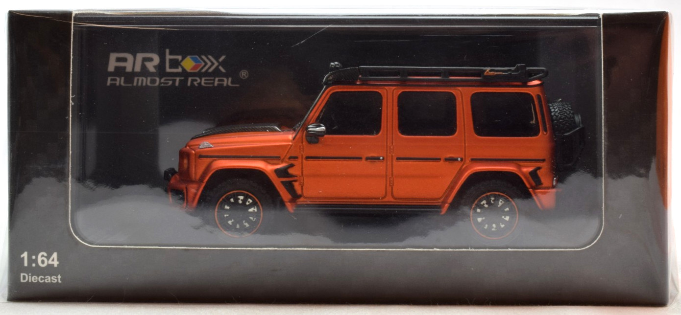 Almost Real 2020 Orange Brabus Adventure Mercedes Benz G 63 1:64 660534001