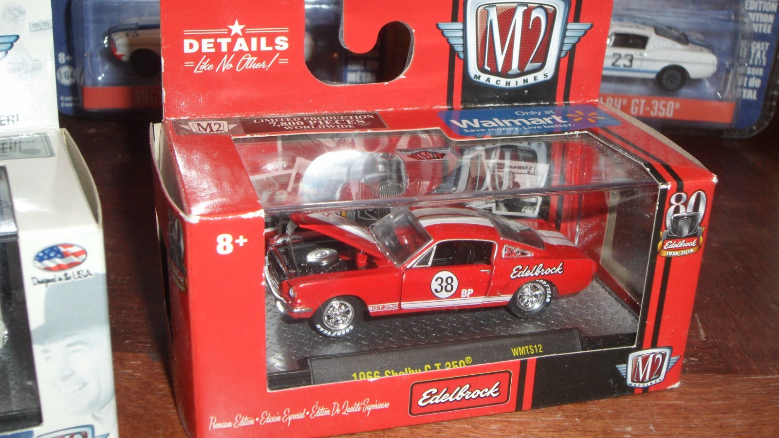 Lot of 7 1/64 1965 1966 Ford Mustang Fastback GT Shelby GT350 M2 GL Diecast Cars