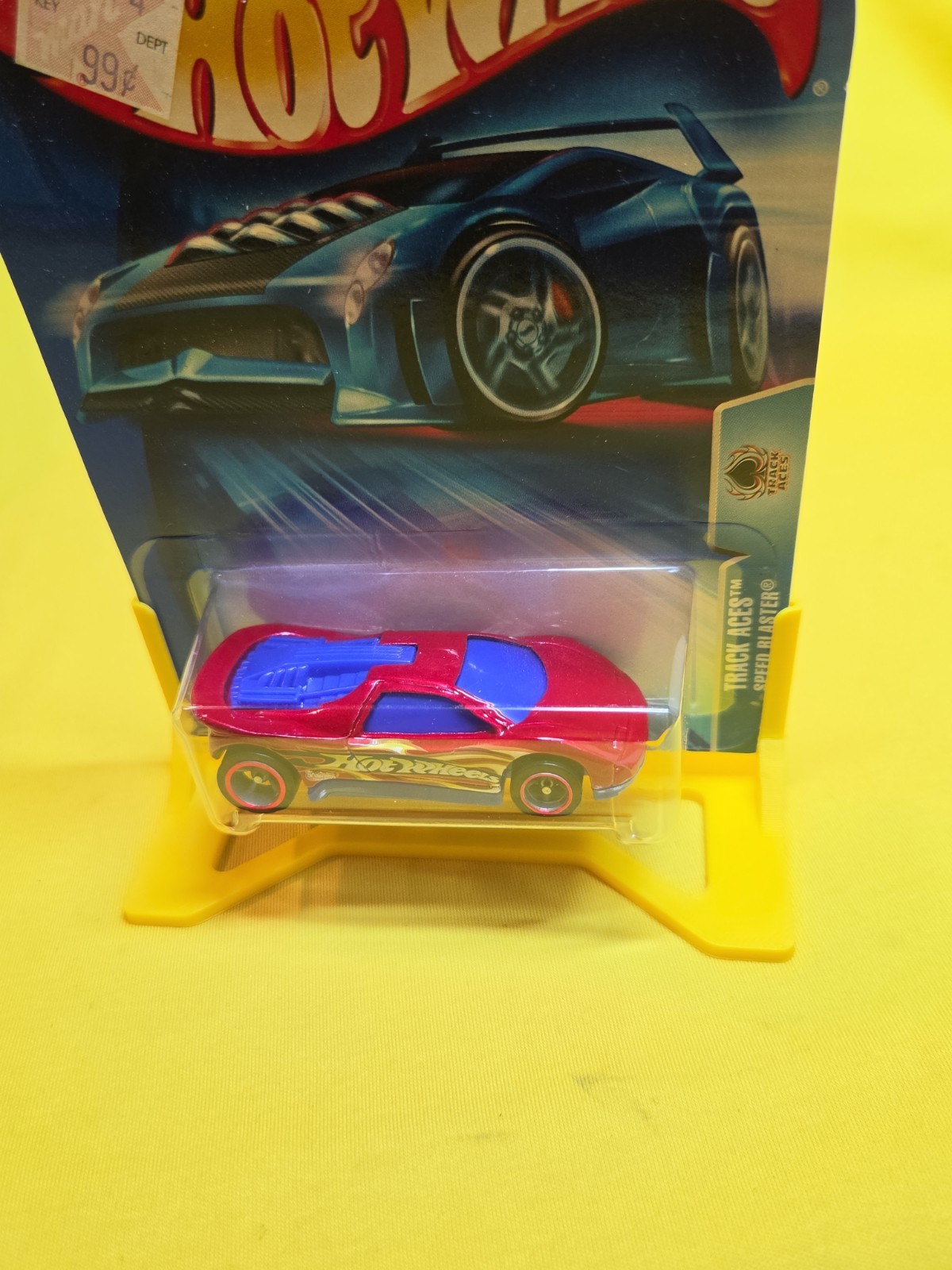 2004 Hot Wheels Track Aces Speed Blaster #203 Red/Blue & Gift 🔥61