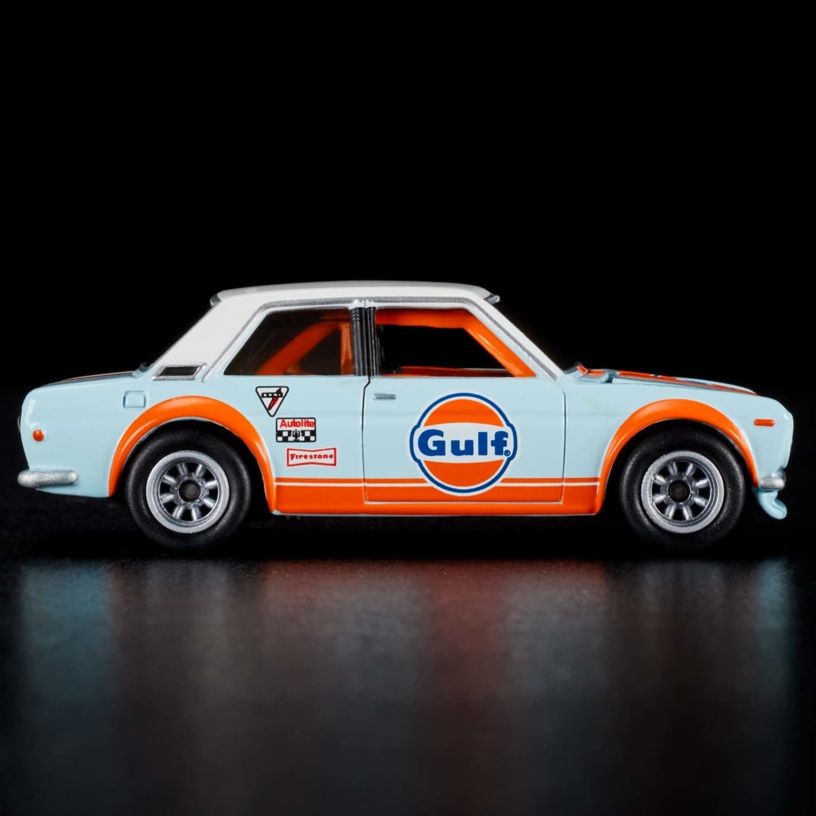 Hot Wheels ~ RLC ~ HGW17 ~ Datsun 510 ~ Gulf Oil ~ Sameday Shipping