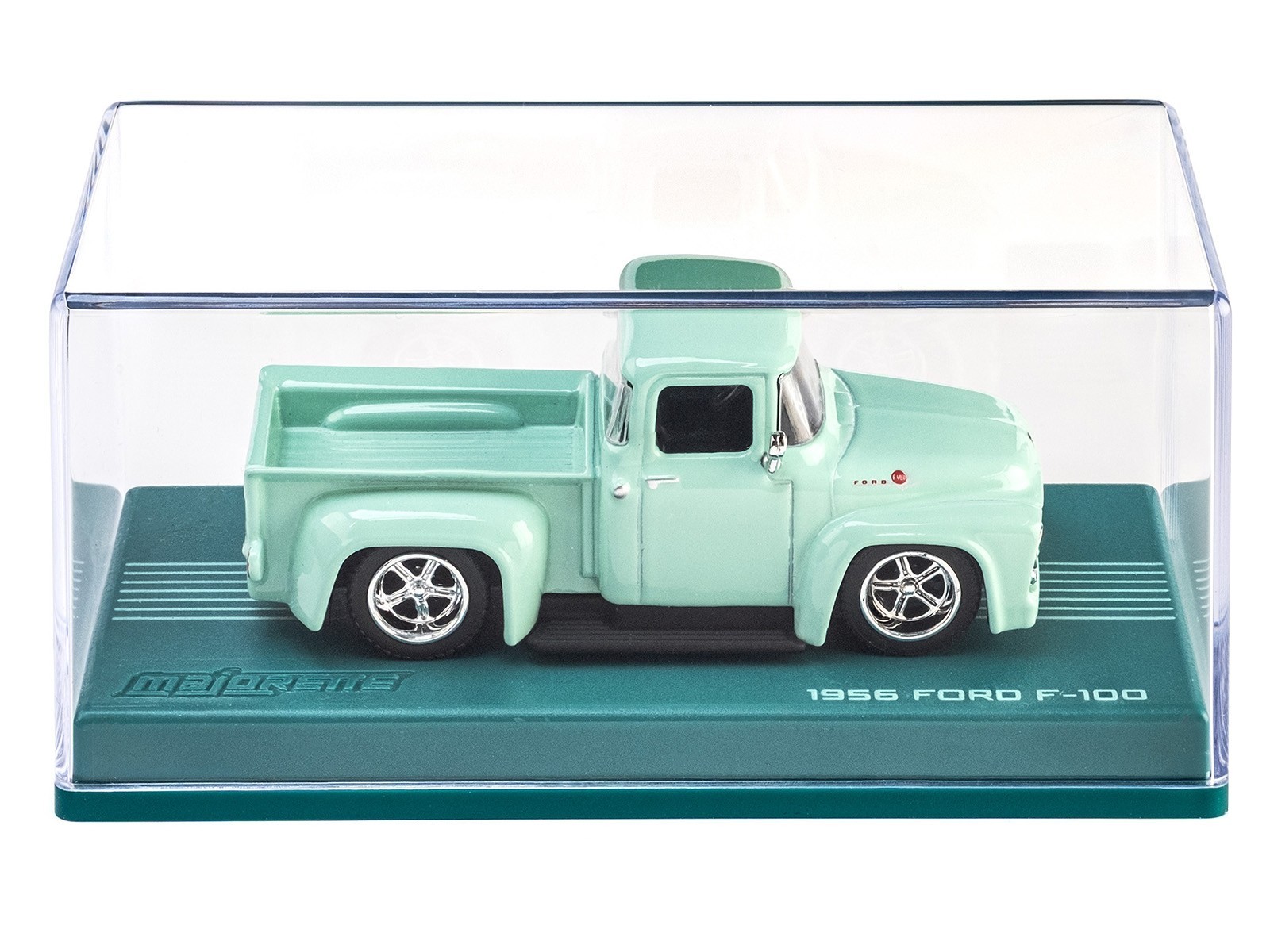 1956 FORD F-100 PICKUP LIGHT GREEN 1/64 DIECAST MODEL BY MAJORETTE 8505001019