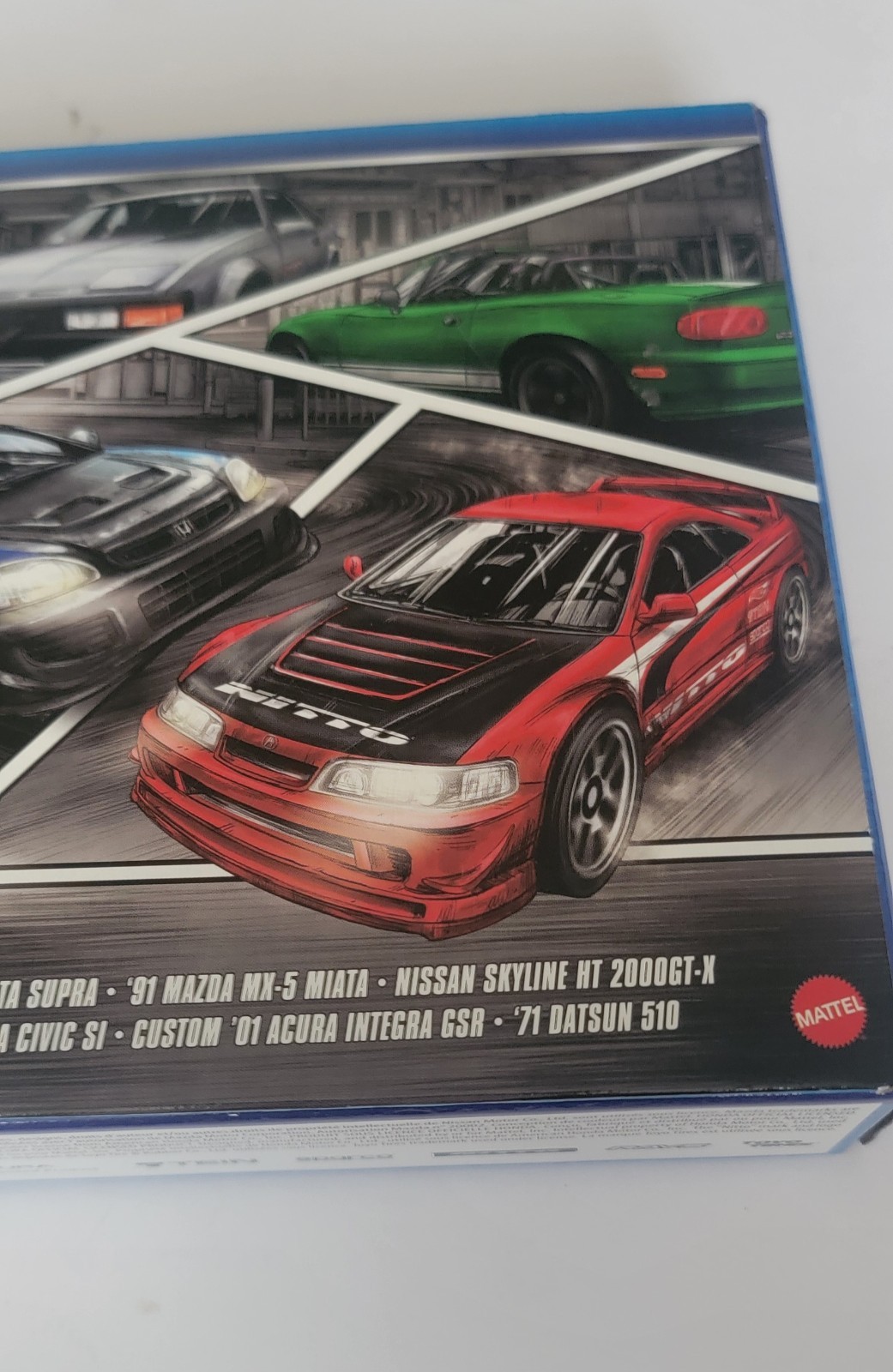 2025 Hot Wheels 6-Pack Box Set | Japanese Car Culture | Toyota | Honda | Nissan