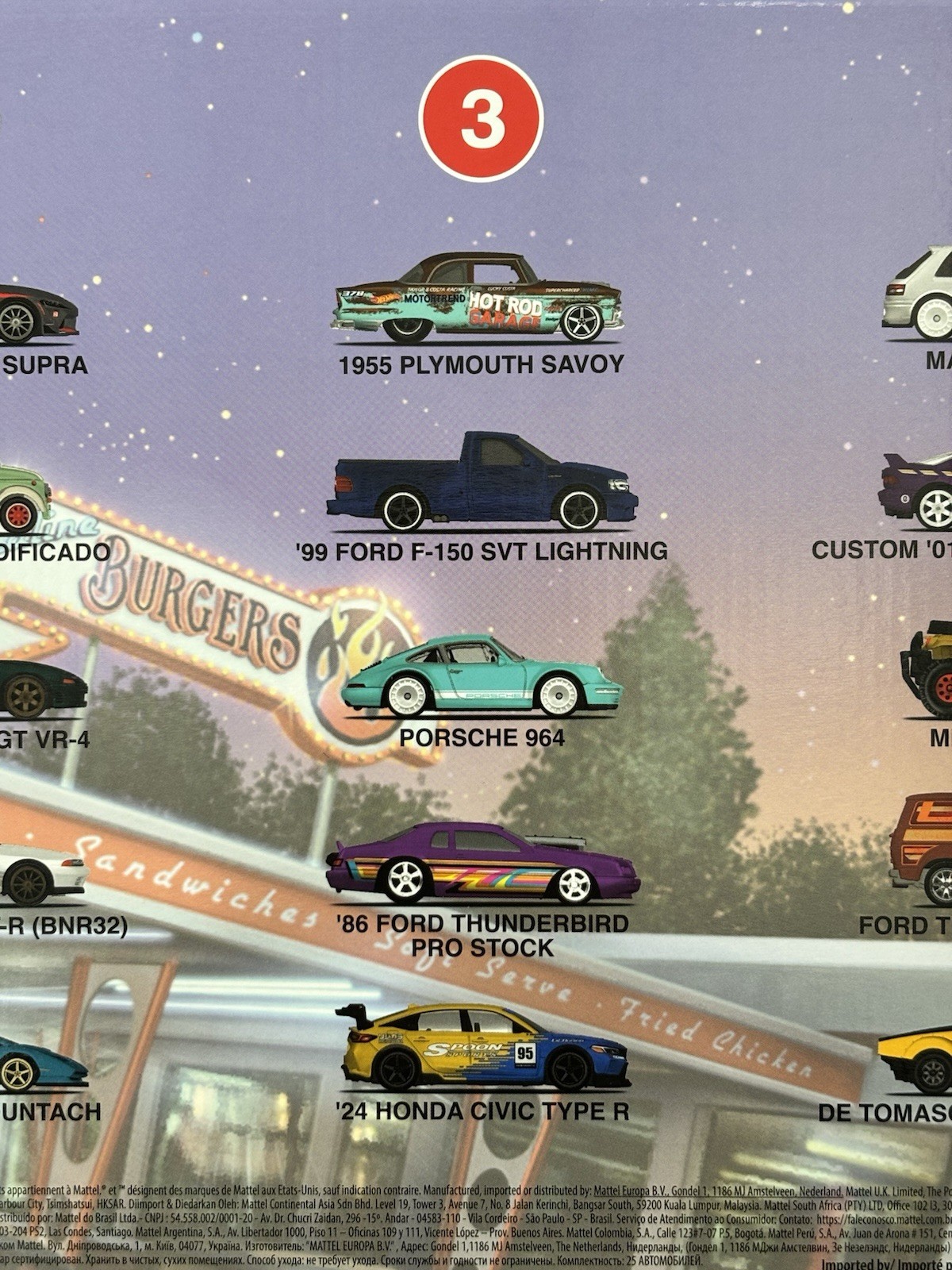 Hot Wheels 2024 Boulevard 25-Car Factory Set Premium Diecast Collection HRW96