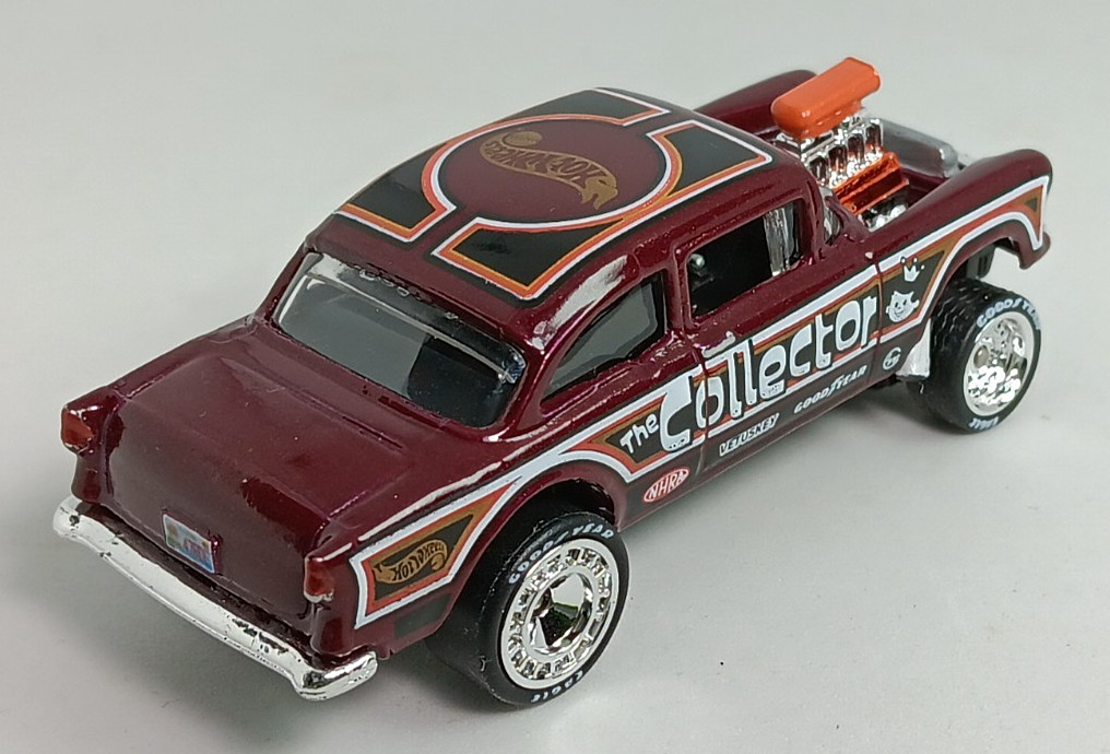 Custom, Hot Wheels ’55 CHEVY BEL AIR GASSER, “Dressed up “Collector”