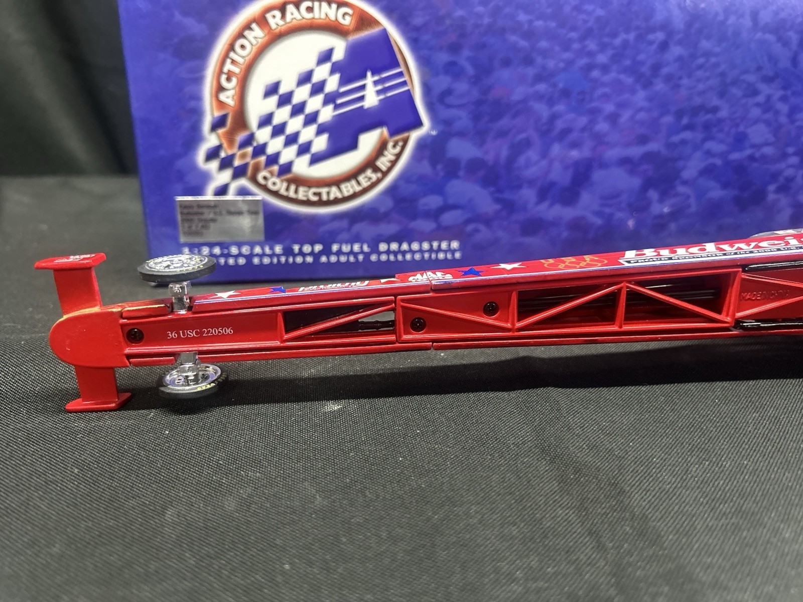 Kenny Bernstein Budweiser US Olympic Team NHRA Top Fuel Dragster 1/24 Diecast