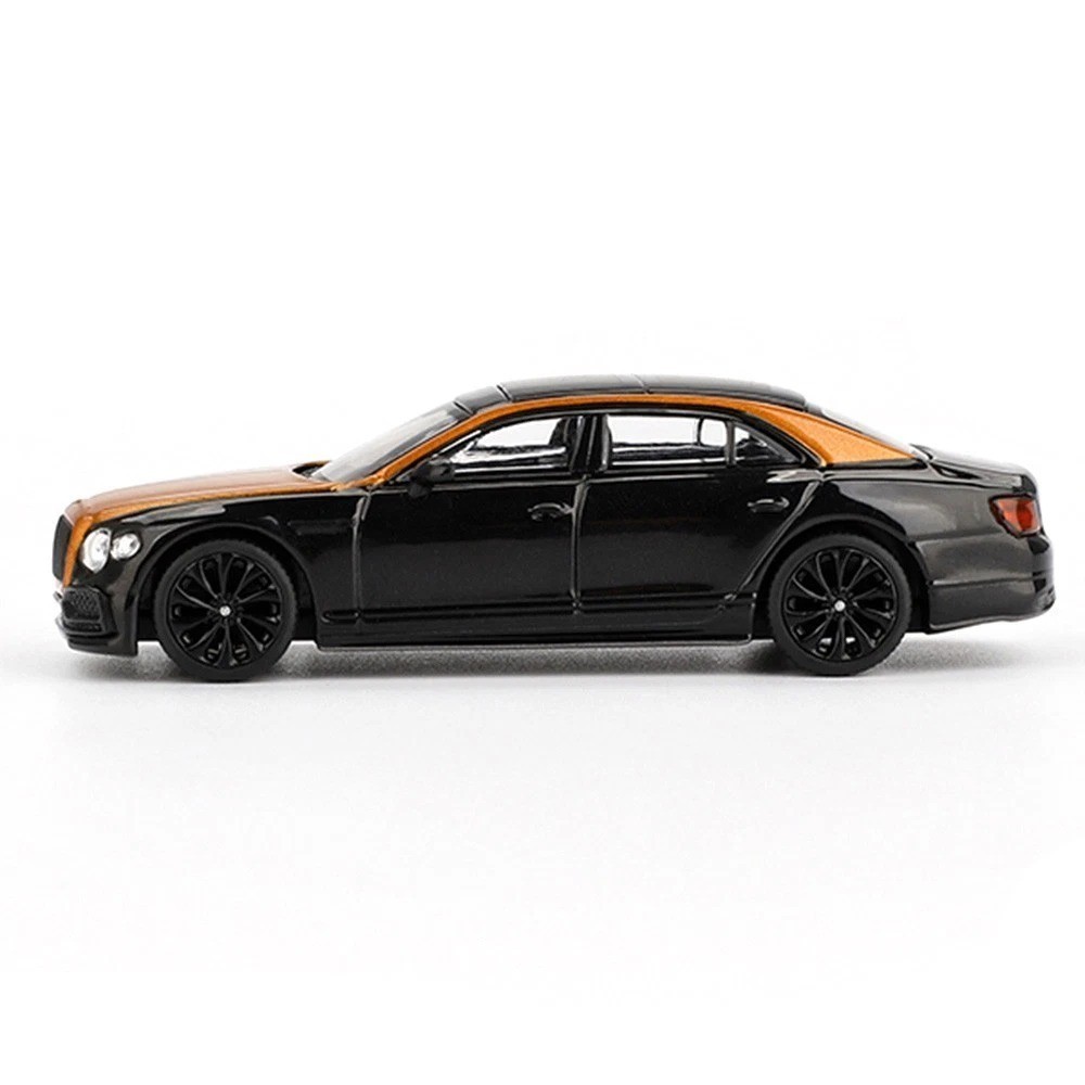 MINI GT 1:64 Bentley Flying Spur Orange Flame / Onyx Black Model MGT00991-P11