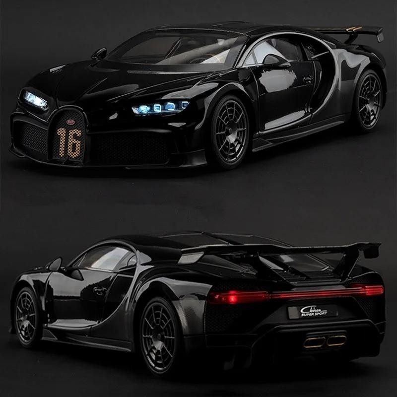 NEW 1:18 Bugatti Chiron Pur Sport Car Diecast Alloy Metal Model Collection Gift