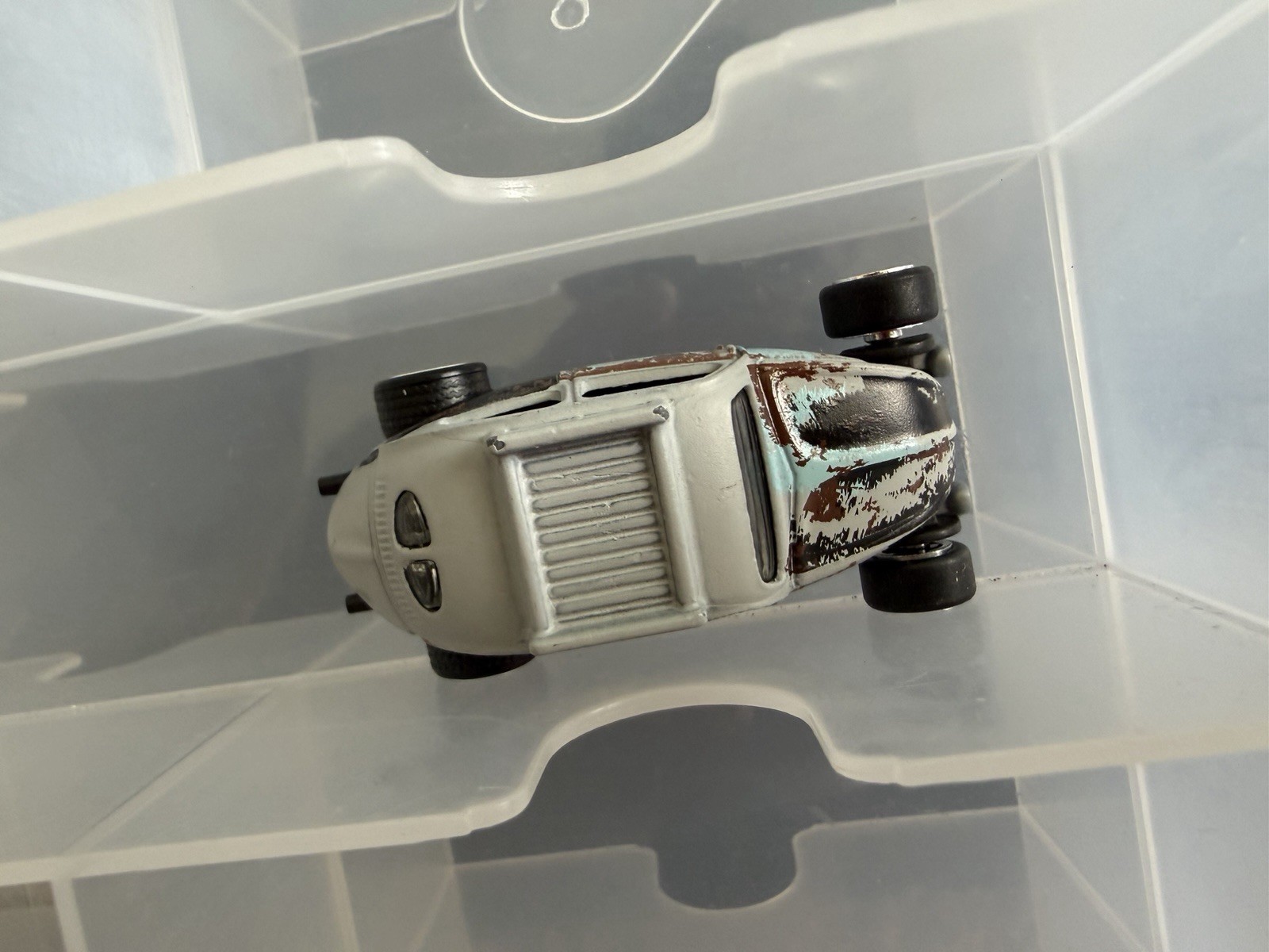 Hot Wheels Volkswagen Beetle Custom – Real Rider Wheel Swap Rat Rod Hot Rod