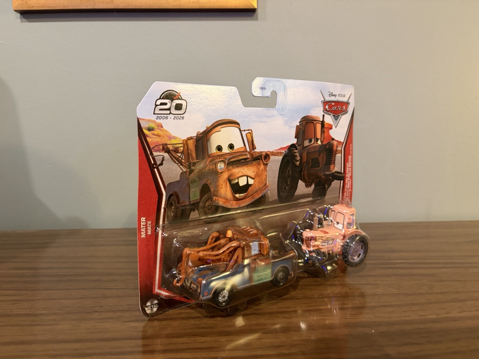 Mattel Disney Pixar Cars Mater & Tractor 2-Pack 20th Anniversary 1:55 Diecast